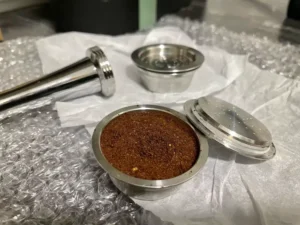Reusable Stainless Steel Coffee Capsule for Lavazza A Modo Mio photo review